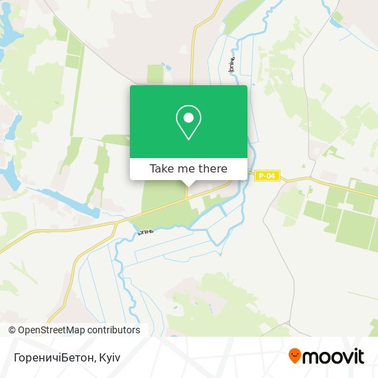 ГореничіБетон map