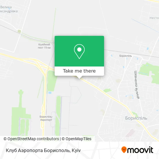 Клуб Аэропорта Борисполь map