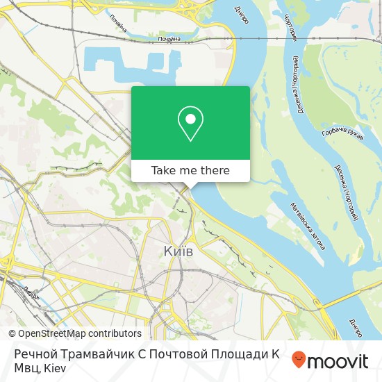 Речной Трамвайчик С Почтовой Площади К Мвц map