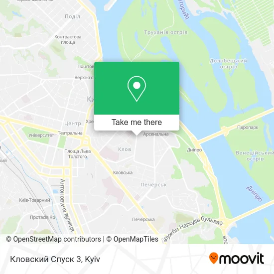 Карта Кловский Спуск 3