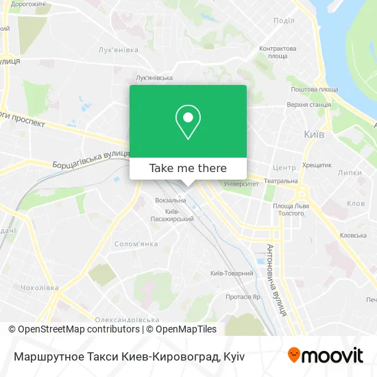 Маршрутное Такси Киев-Кировоград map