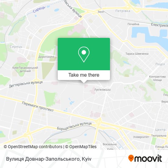 Вулиця Довнар-Запольського map