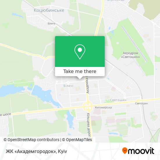 ЖК «Академгородок» map