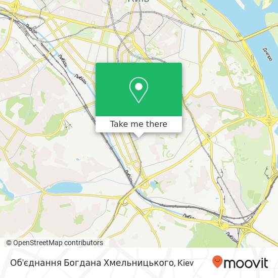 Карта Об'єднання Богдана Хмельницького