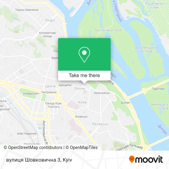 вулиця Шовковична 3 map