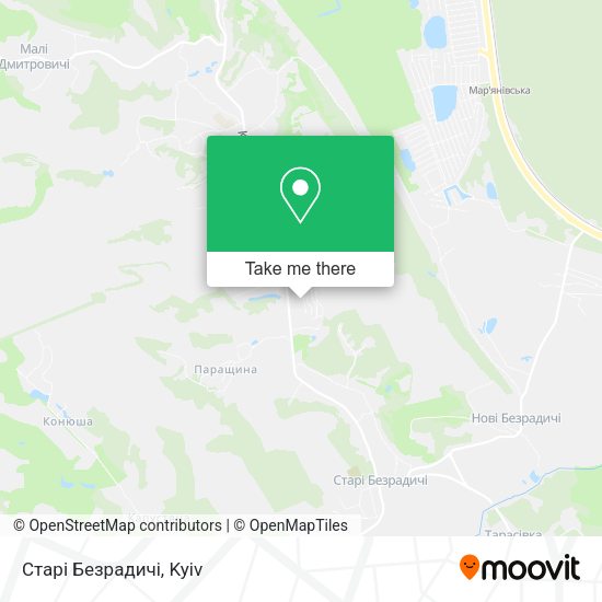 Старі Безрадичі map