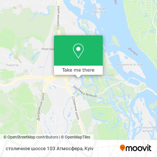 столичное шоссе 103 Атмосфера map