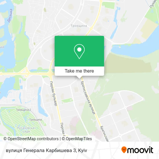 вулиця Генерала Карбишева 3 map