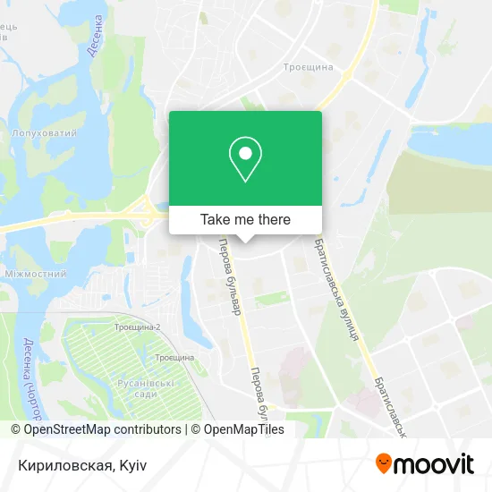 Карта Кириловская