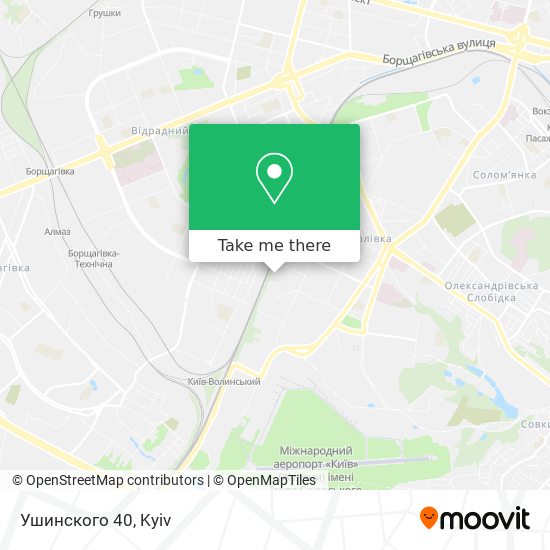Ушинского 40 map