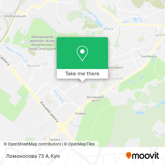 Карта Ломоносова 73 А