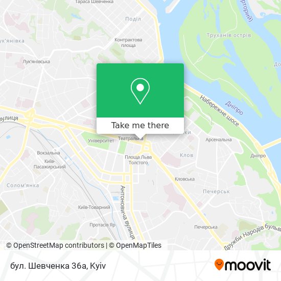 бул. Шевченка 36а map