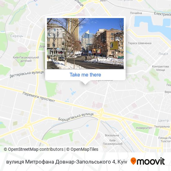 вулиця Митрофана Довнар-Запольського 4 map