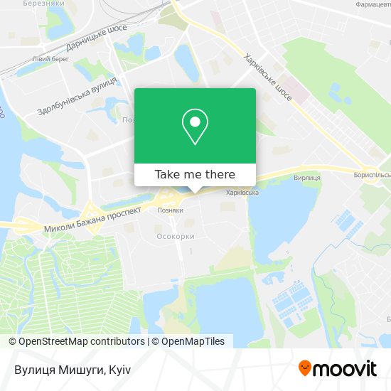 Вулиця Мишуги map