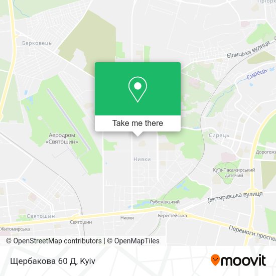 Карта Щербакова 60 Д