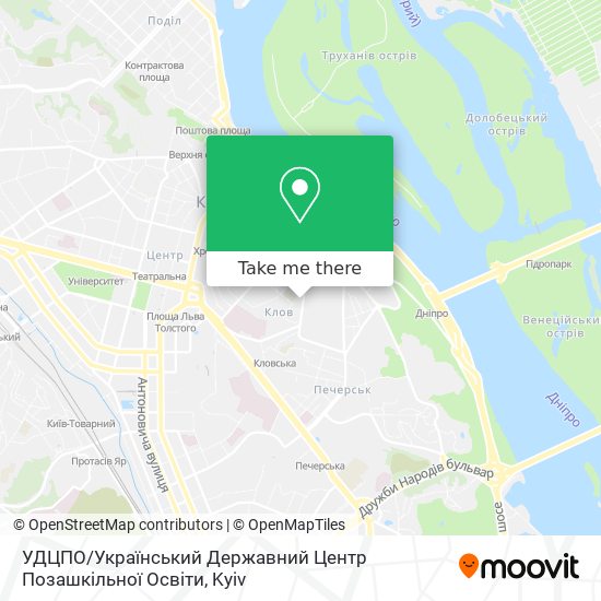 УДЦПО / Український Державний Центр Позашкільної Освіти map