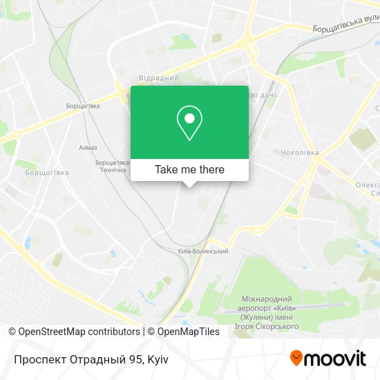 Карта Проспект Отрадный 95