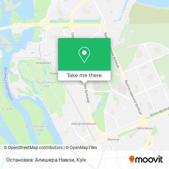 Остановка: Алишера Навои map