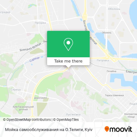 Мойка самообслуживания на О.Телиги map