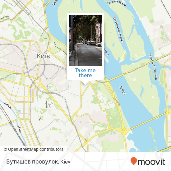 Карта Бутишев провулок