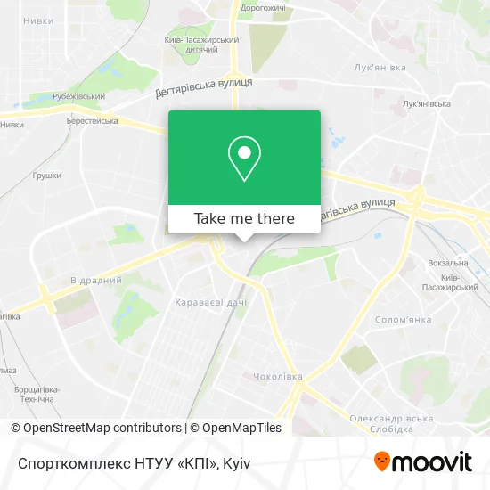 Спорткомплекс НТУУ «КПІ» map