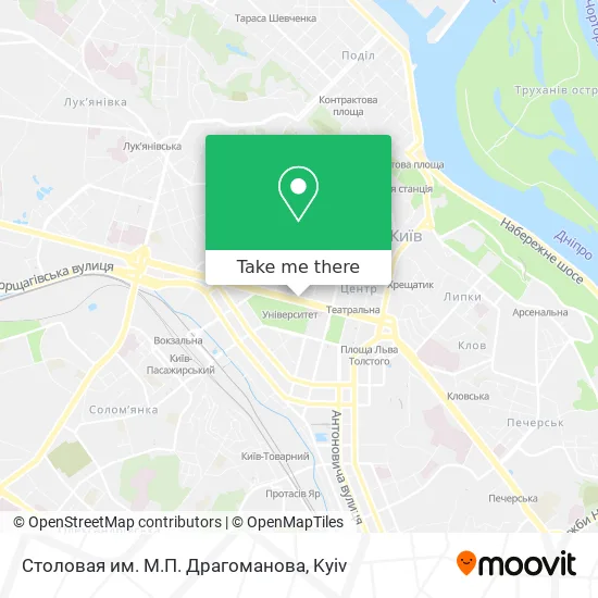 Столовая им. М.П. Драгоманова map