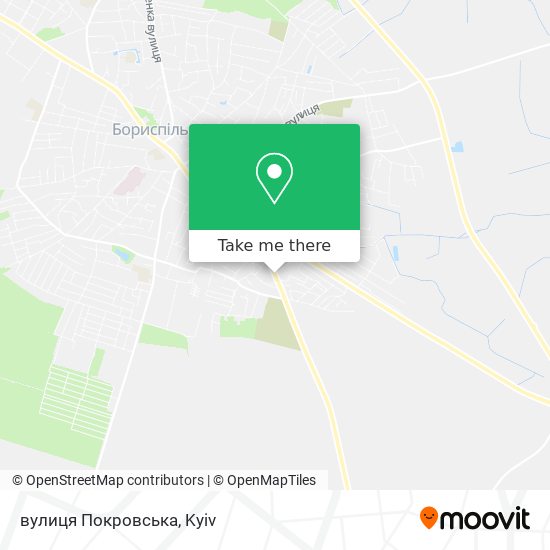 Карта вулиця Покровська