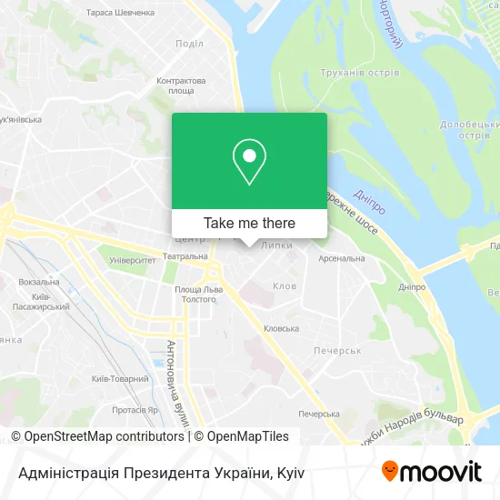 Адміністрація Президента України map
