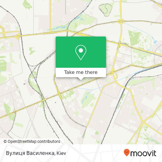 Вулиця Василенка map