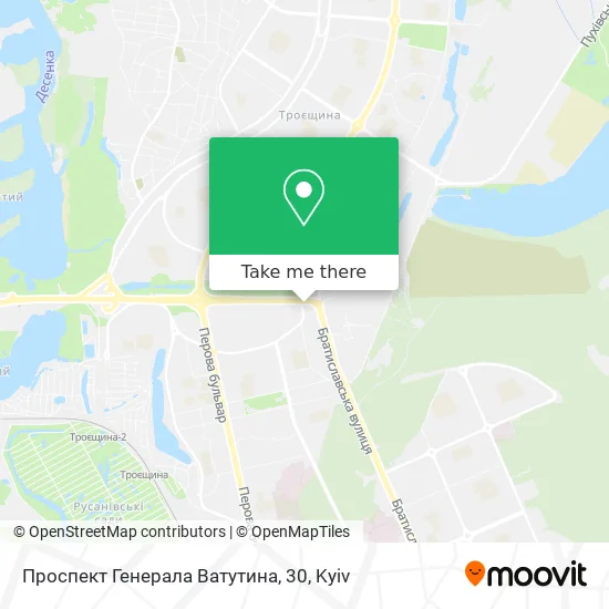 Проспект Генерала Ватутина, 30 map
