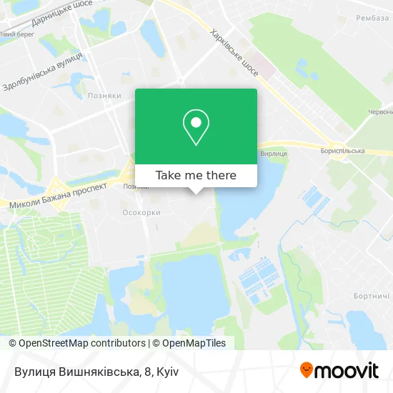 Вулиця Вишняківська, 8 map