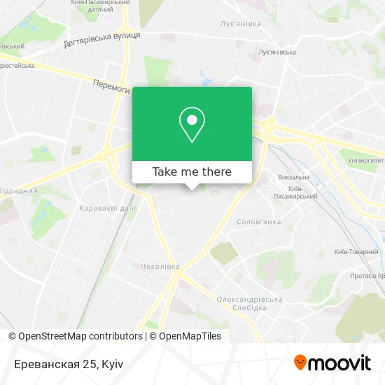 Ереванская 25 map