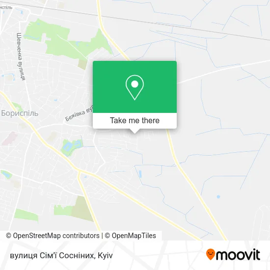 Карта вулиця Сім'ї Сосніних
