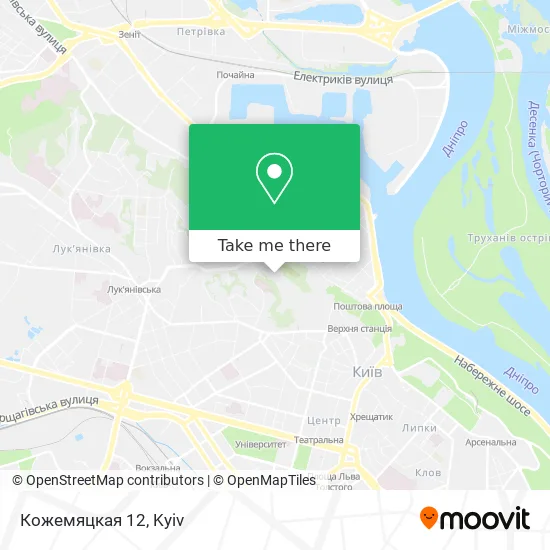 Кожемяцкая 12 map
