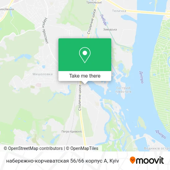 Карта набережно-корчеватская 56 / 66  корпус А