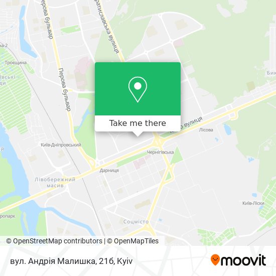 вул. Андрія Малишка, 21б map