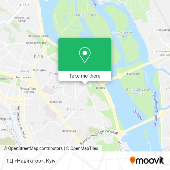 Карта ТЦ «Навігатор»