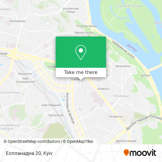 Еспланадна 20 map