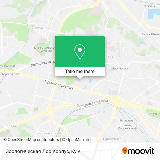 Карта Зоологическая Лор Корпус
