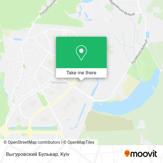 Карта Выгуровский Бульвар