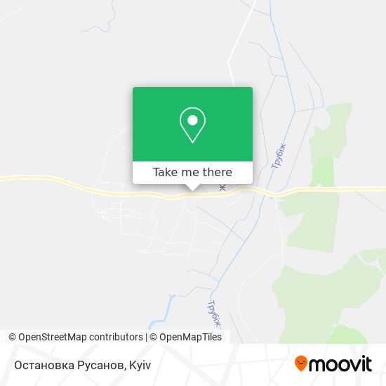 Остановка Русанов map