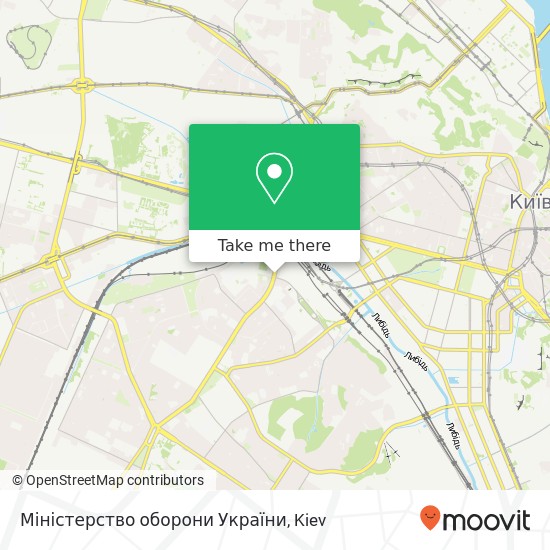 Міністерство оборони України map