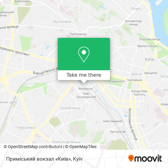 Приміський вокзал «Київ» map