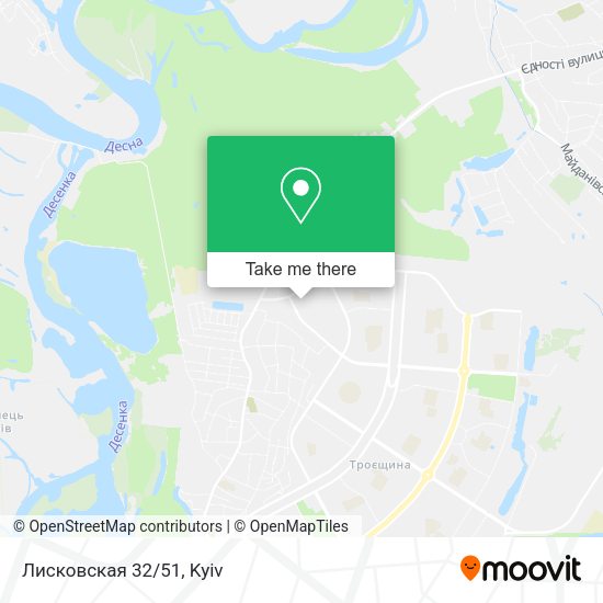 Карта Лисковская 32/51