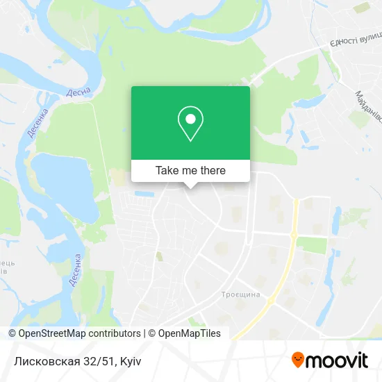 Карта Лисковская 32/51