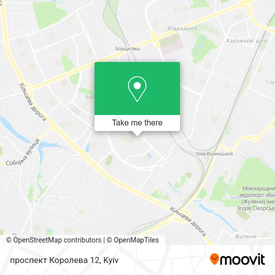 Карта проспект Королева 12