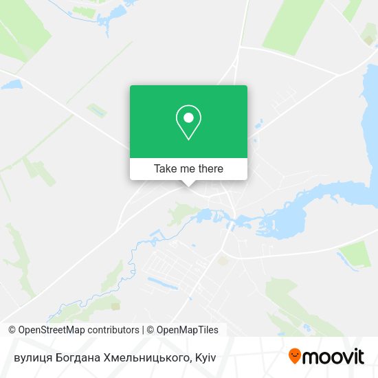 Карта вулиця Богдана Хмельницького