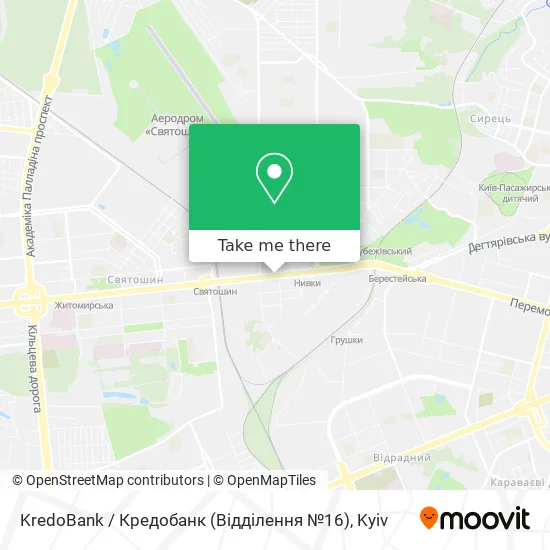 KredoBank / Кредобанк (Відділення №16) map