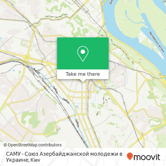 САМУ - Союз Азербайджанской молодежи в Украине map