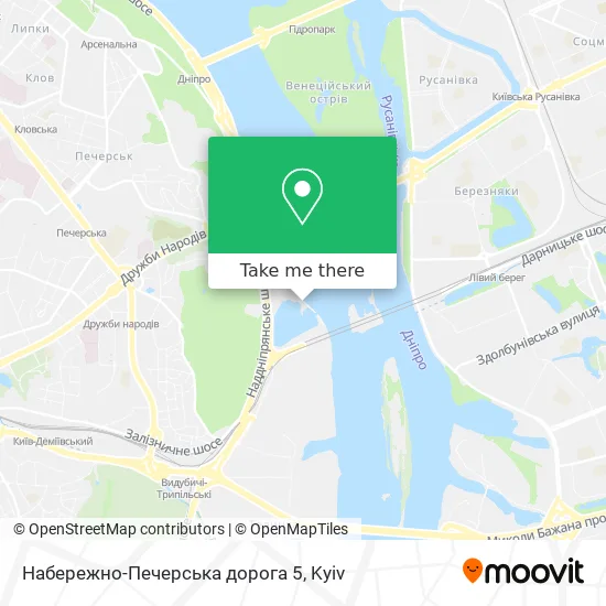 Набережно-Печерська дорога 5 map